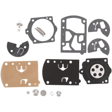 Jeffergarden Kits de diaphragme de joint de réparation du carburateur pour WB 24 25 32 33 Kit de reconstruction de la tronçonneuse Homelite 650 750