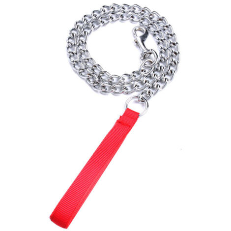 Jeffergarden ‌Laisse de formation pour chien - 3mm x 120cm rouge - Pour chiens petits, moyens et grands‌