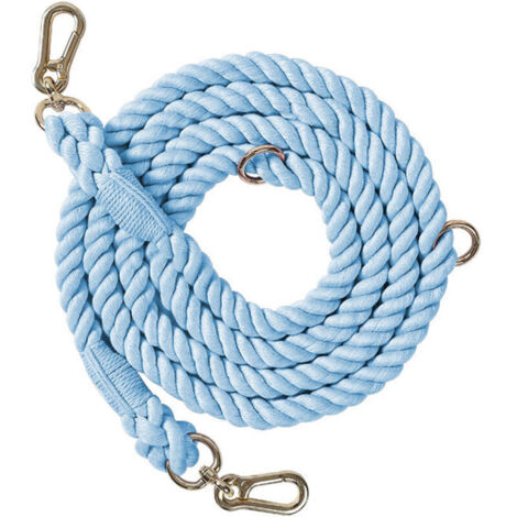 Jeffergarden Laisse pour Chien Tressée Artisanale – Multifonction Double Tête, Accessoires Dorés pour Course à Pied ou Entraînement
