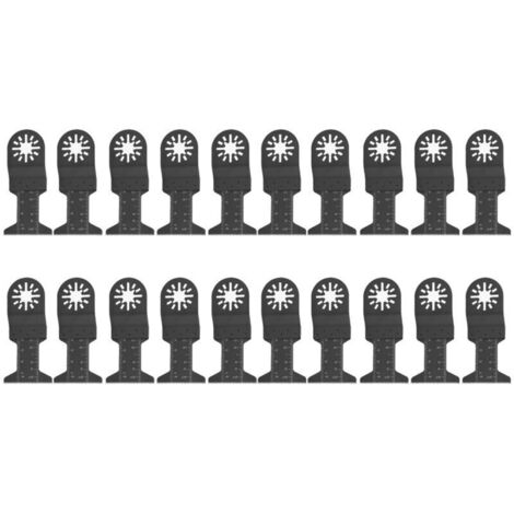 Jeffergarden Lames de scie oscillantes, 20 pièces 43 mm Outil polyvalent pour la réparation et la coupe