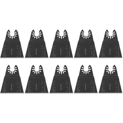 Jeffergarden Lames d'outils oscillants, conception professionnelle et pratique, multi-lames en acier haute résistance pour le perçage du bois et la coupe du plastique