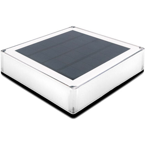 Jeffergarden Lampadaire solaire LED haute luminosité, étanche et sûr, pour extérieur (cour, jardin), trois températures de couleur : 3000K, 4000K et 6000K