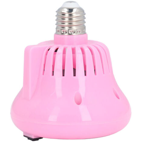 Jeffergarden Lampe chauffante pour poulailler E27, température réglable, protection contre les surcharges, pour animaux domestiques, convient aux canards, volailles et reptiles barbus, rose