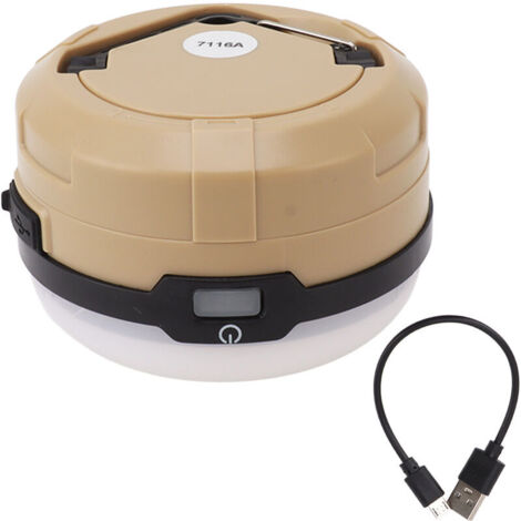 Jeffergarden Lampe de Camping LED polyvalente, Portable, lampe de secours pour tente, lanterne de Camping Rechargeable 2600mAh, pour randonnée en plein air
