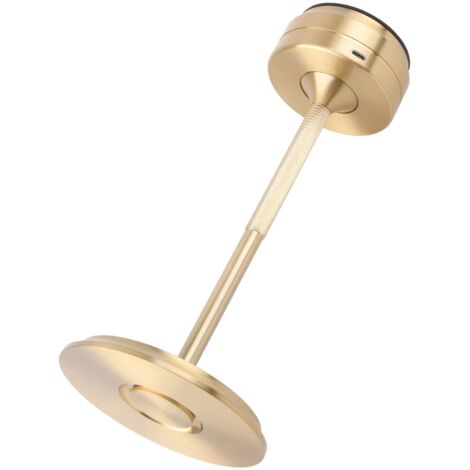 Jeffergarden Lampe de table sans fil 3 couleurs Gradation continue Lampe de table LED Lampe tactile rechargeable Lampe de table de chevet pour les bars de restaurant Maison Or