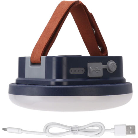Jeffergarden Lampe de tente magnétique étanche IP55, 1600 lm, 8400 mAh, intensité variable, bicolore, lanterne de camping d'urgence