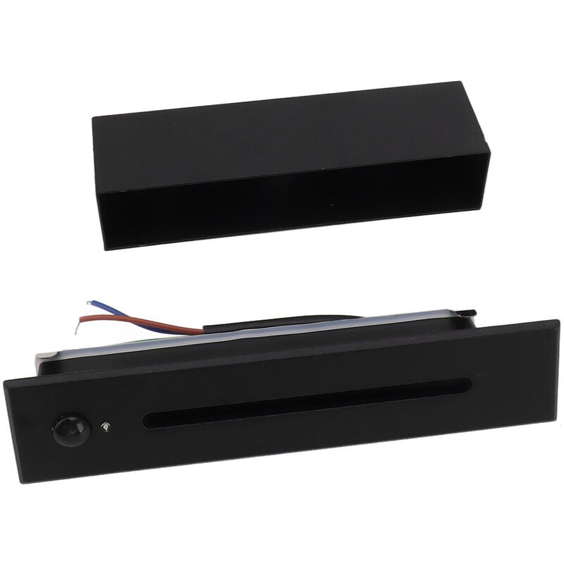 Jeffergarden - Lampe d'escalier led 4000 k avec détecteur de mouvement, étanche IP65, applique murale d'angle intégrée pour intérieur ou extérieur,