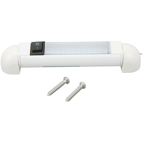 Jeffergarden Lampe dme pour Yacht, 12vdc, étanche IP65, éclairage blanc, 1W, miroir de chevet, camping-car, lampe de cabine de lecture