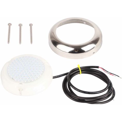 Jeffergarden Lampe sous-marine 4 pouces 108LED 12V IP68, étanche, Angle lumineux 135 °, lampe sous-Marine pour bateau, bleu marin