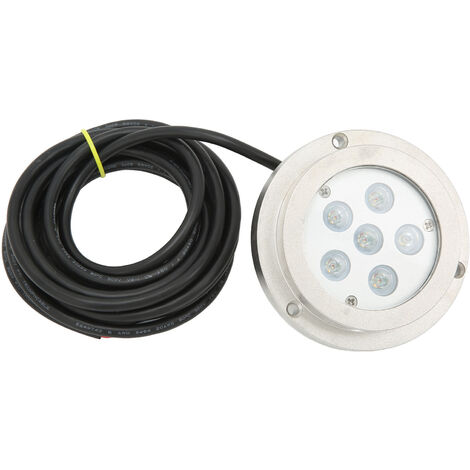 Jeffergarden Lampe sous-marine pour bateau, 3,8 pouces, en acier inoxydable 316, étanche IP68, forte étanchéité, pour navires, Yachts, bateaux à moteur
