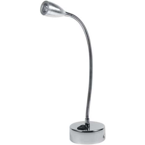 Jeffergarden Lampes murales LED argentées, col de cygne flexible, lampe de lecture de chevet pour chambre à coucher, blanc chaud (Type 2)