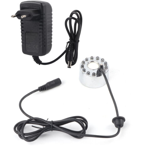 Jeffergarden LED coloré Aquarium Reptile réservoir brumisateur éclairage humidificateur atomiseur (prise ue 100-240 V)