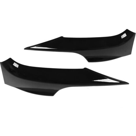 Jeffergarden ‌Lèvres de spoiler avant‌ – 2 pièces noir brillant, pour BMW Série 3 E92/E93 M Sport 2006-2009. ‌Style sportif authentique‌.