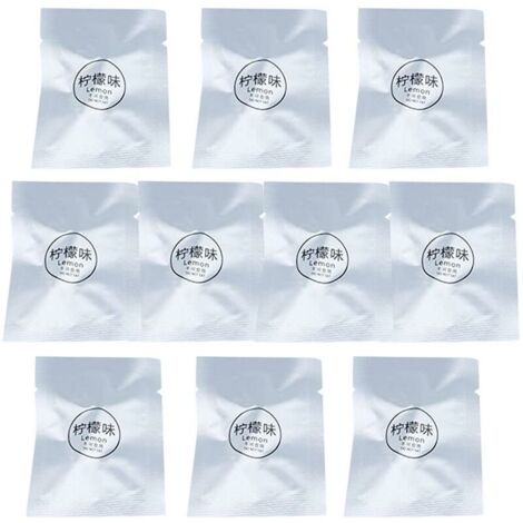 Jeffergarden Lot de 10 recharges de désodorisant pour grille d'aération de voiture, pêche, thé vert, lavande