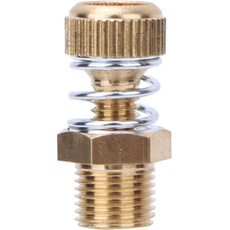 Jeffergarden Lot de 10 silencieux pneumatiques en laiton, filetage mâle BSPT, électrovanne, connecteur d'échappement d'air 1/8 po
