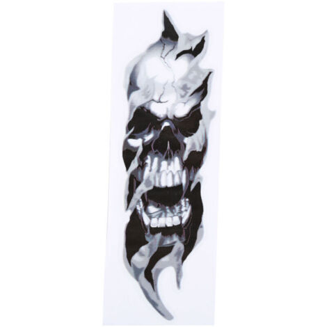 Jeffergarden Lot de 2 autocollants FORK SKULLS pour Sportster Softail Dyna Electra Street Glide