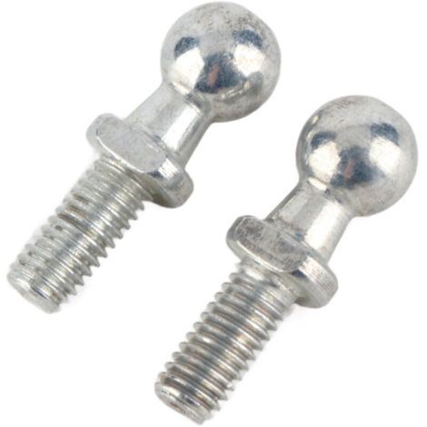 Jeffergarden Lot de 2 boulons à rotule en fer M6 pour vérins à gaz de capot de voiture