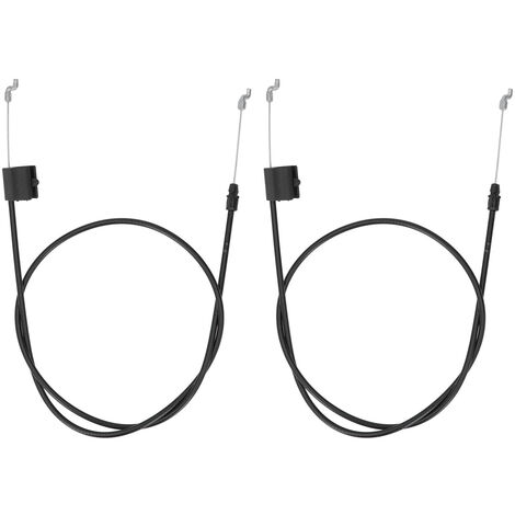 Jeffergarden Lot de 2 cbles de commande de zone de frein moteur 176556 de remplacement pour diverses tondeuses Sears Craftsman