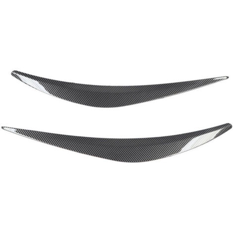 Jeffergarden Lot de 2 enjoliveurs de phares avant gauche et droit, résistants à la décoloration, style fibre de carbone, pour INFINITI Q50 (2014-2023)
