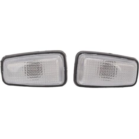 Jeffergarden Lot de 2 feux clignotants latéraux à LED (répétiteur) 632567, compatibles avec Peugeot 106, 306, 406, 806, Expert et Partner (12 V).