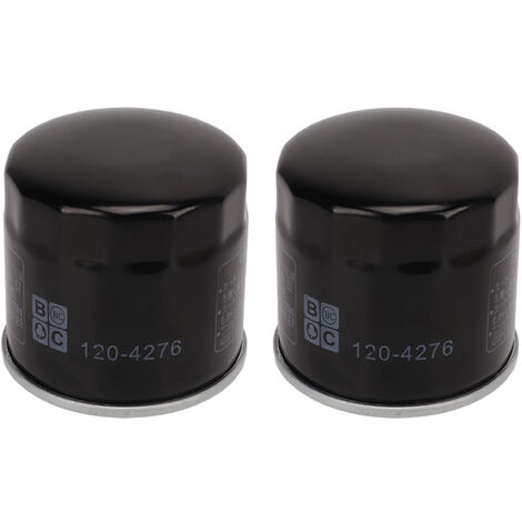 Jeffergarden Lot de 2 filtres à huile moteur 1367848 étanchéité parfaite pour moteurs Toro monocylindre V Twin
