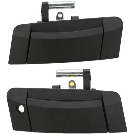 Jeffergarden Lot de 2 poignées de porte extérieures extérieures 80607‑CD00B Noir de remplacement pour Nissan 350Z 2003‑2009