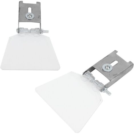 Jeffergarden Lot de 2 protections oculaires pour meuleuse d'établi, étui en acier inoxydable 304, accessoires de fixation pour outil, taille S