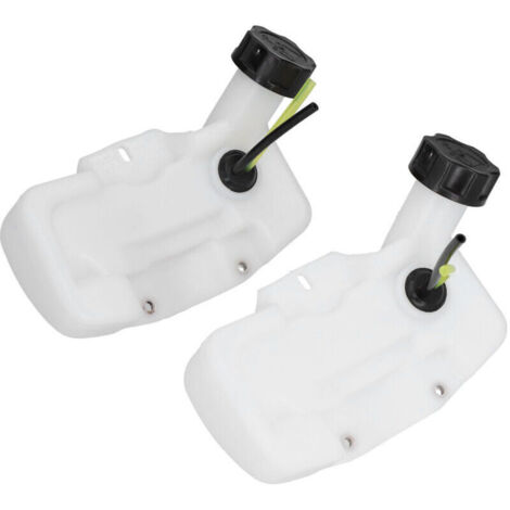 Jeffergarden Lot de 2 réservoirs d'essence pour débroussailleuse avec tuyau de remplacement pour débroussailleuse 34.