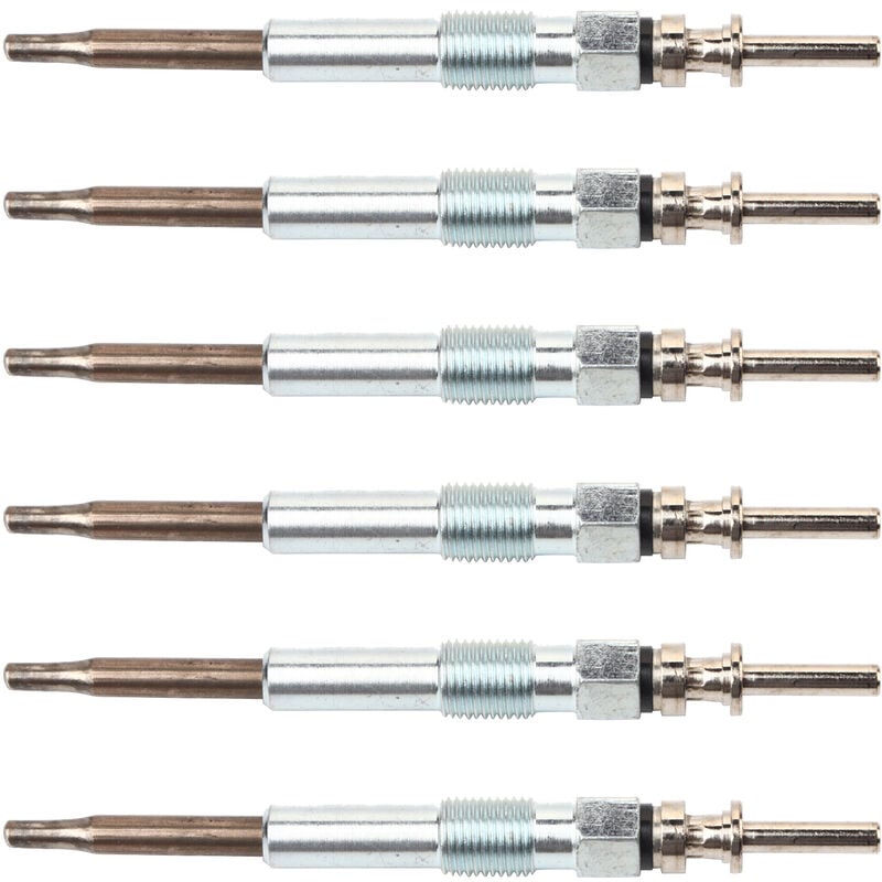 Jeffergarden - Lot de 6 bougies de préchauffage diesel en métal pour série 3 5 6 7 X3 X5 X6 30 d 35 35d