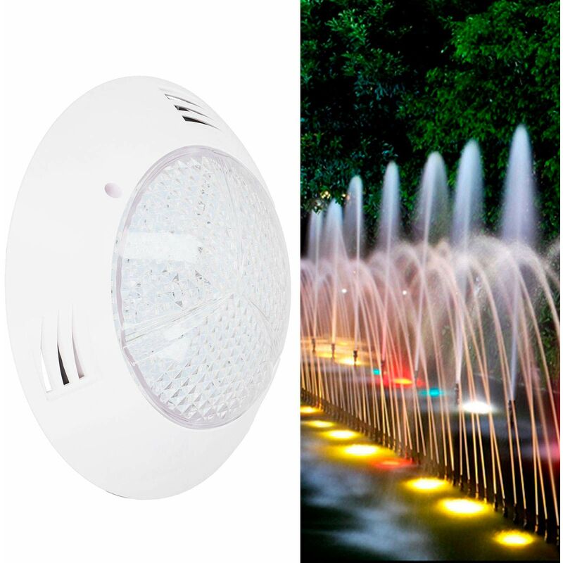 Jeffergarden Lumières menées, lumières menées sous-marines lumières de fontaine sous-marine lumières menées submersibles, lumière sous-marine de