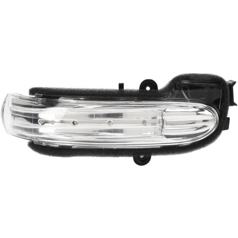 Jeffergarden Luz LED de señal de giro para espejo retrovisor, repuesto resistente al agua para Mercedes‑Benz Clase C W203 de 4 puertas 2004‑2007 izquierda A2038201521