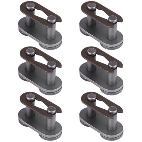 Jeffergarden Maillon de chaîne de rechange noir de 21 mm de longueur pour vélo à moteur 2 temps motorisé