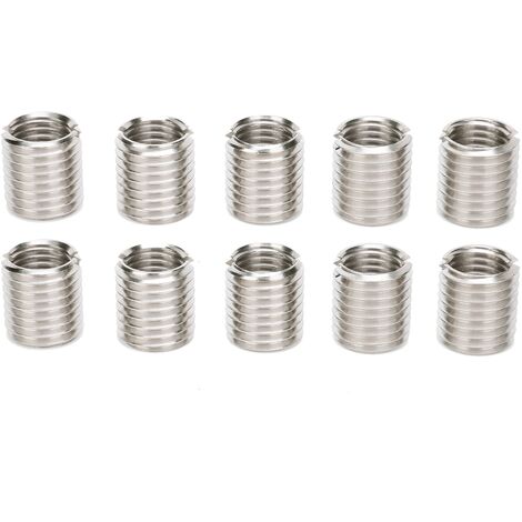 Jeffergarden Manchon de réparation de Conversion de fixation de filetage d'écrou d'insertion, vis M16 femelle et M20 mle 10 pièces