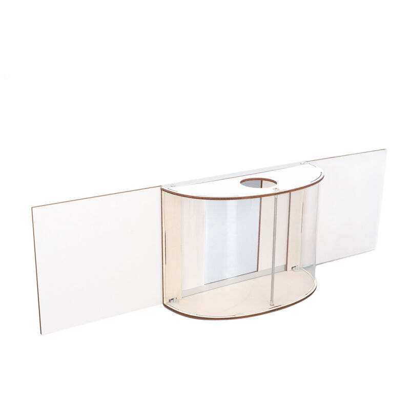 Mangeoire de fenêtre pour oiseaux à l'intérieur de la maison, résistante à la pluie, entrée réglable, Stable, vue claire à 180 °, mangeoire pour