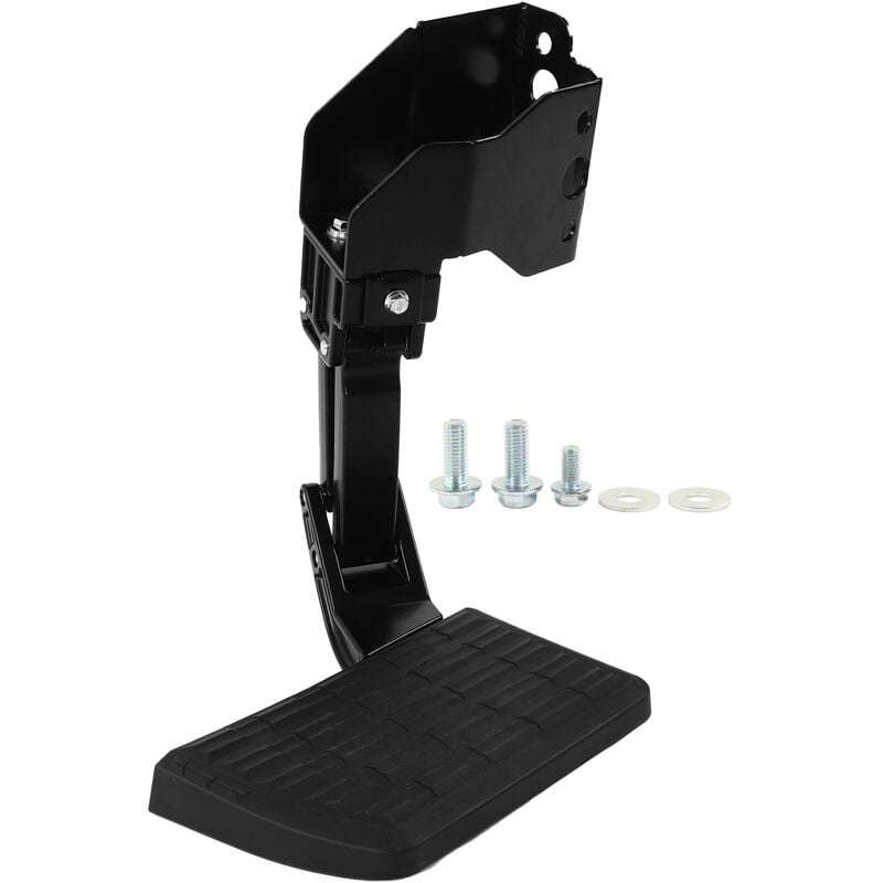 Jeffergarden Marchepied latéral de pare-chocs arrière 75306 01A, marchepied latéral rétractable pour cabine de camion pour 1500 Classic 2500 3500