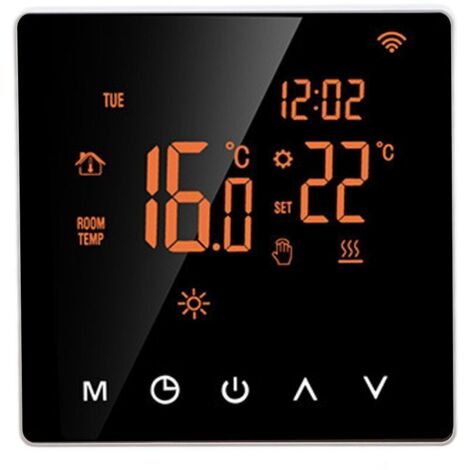 Jeffergarden ME81H – Thermostat intelligent WiFi LCD, chauffage par le sol, chaudière électrique pour Tuya AC230 VORDE