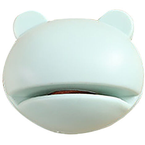 Jeffergarden Mini aiguiseur de couteaux, Mini dessin animé Style grenouille, opération facile, caoutchouc antidérapant, sable abrasif ABS, aiguisoir de couteaux de poche vert