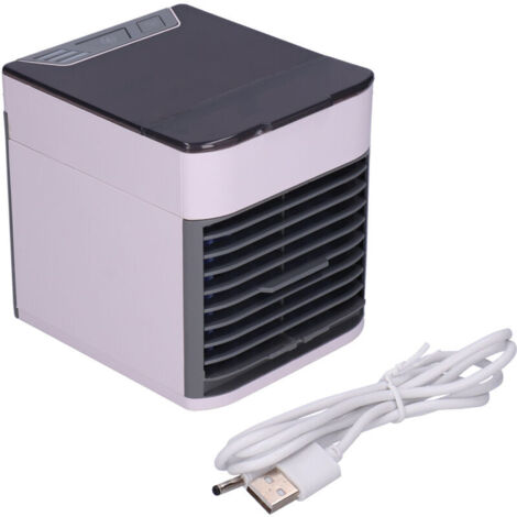 Jeffergarden Mini climatiseur, ventilateur, humidificateur et purificateur alimentés par USB, pour voiture, bureau et maison