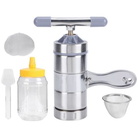 Jeffergarden Mini extracteur de miel Portable en acier inoxydable, presse-miel manuel, outil pour l'apiculture