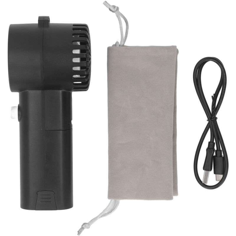 Jeffergarden Mini ventilateur Turbo réglable, 4400mAh, soufflage de poussière, ventilateur Turbo portatif réglable et Rechargeable