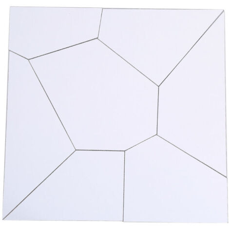 Jeffergarden Miroir moderne en acrylique, nouveau papier peint amovible, Art Mural pour salle à manger