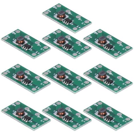 Jeffergarden Module de contrôleur de Charge de Circuit imprimé de lampe solaire, 10 pièces, pour éclairage de goujon de route