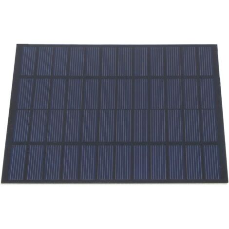 Jeffergarden Module de panneau solaire en silicium polycristallin 3W 12V pour chargeur de batterie projet scientifique bricolage
