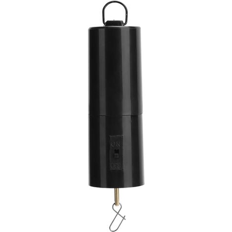 ROSVOLA Jeffergarden Moteur rotatif noir suspendu pour carillons éoliens accessoire de décoration de jardin à piles Mobile