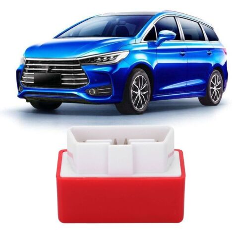 Jeffergarden Nitro OBD2 Chip Tuning Box Plug ECU Save Power Economy Car Accessoire pour Diesel Rouge