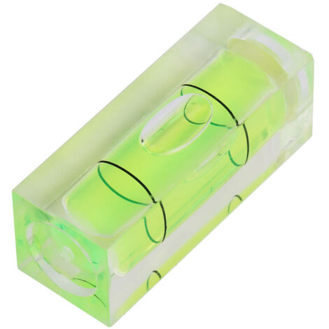 Jeffergarden Niveau à bulle compact, haute précision, à bulle carrée rapide et durable pour instruments de niveau, têtes d'appareil photo et applications industrielles.