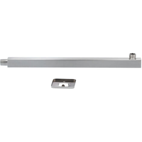 Jeffergarden NPT1/2 bras de douche mural brossé tige d'extension de douche en acier inoxydable dissimulé pour le bain 41 cm