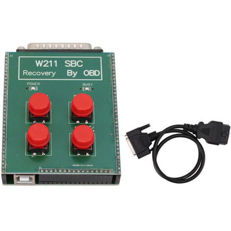 Jeffergarden OBD2 SBC outil de réinitialisation métal ABS réparation dispositif de remplacement pour Mercedes Benz W211 R230Green