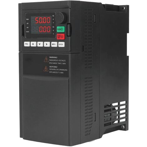 Jeffergarden Onduleur à Entraînement à Fréquence Variable Triphasé 380V Sortie 4KW Convertisseur Universel VFD pour Alimentation en Eau à Pression Constante