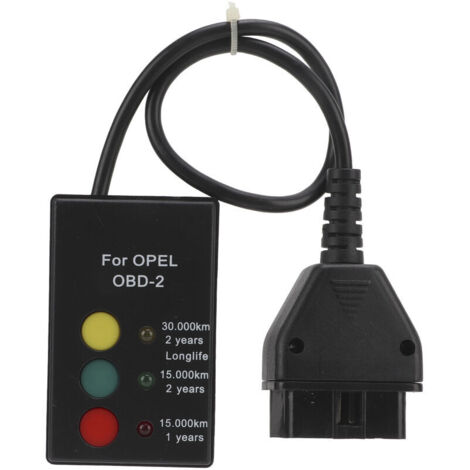 Jeffergarden Outil de diagnostic OBD2 pour réinitialisation du voyant de contrôle d'huile, pièces de rechange pour réparation automobile pour Opel Astra Zafira Corsa
